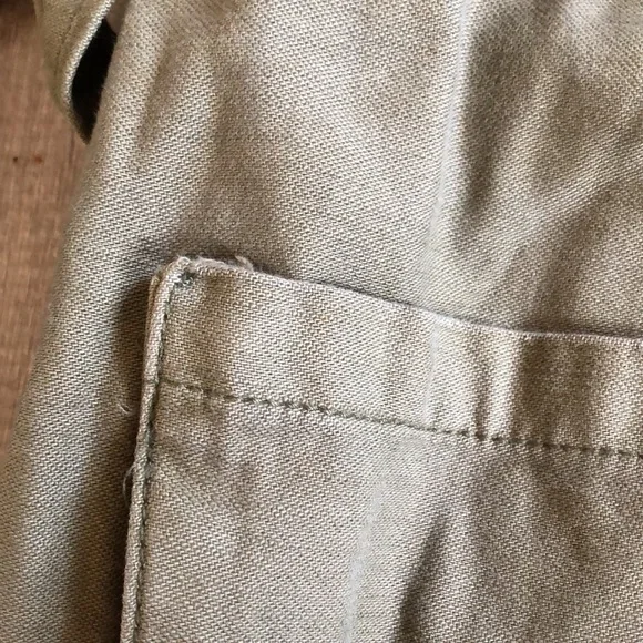 Free People In Our Nature Military Green Wrap Cargo Jacket M - Picture 6 of 14